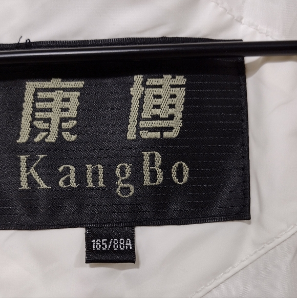 Kangbo Down Filled Puffer Coat Women's S White Cozy Warm Minimalist Winter - Picture 9 of 13